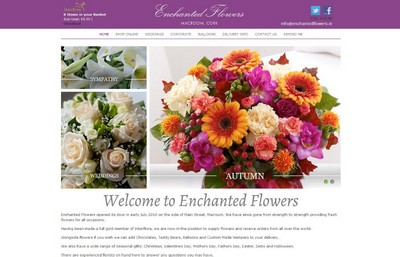 Enchanted Flowers Website