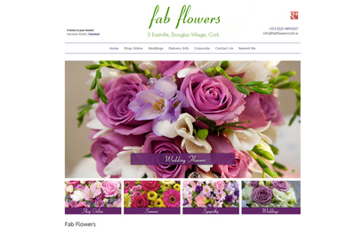 Fab Flowers Website