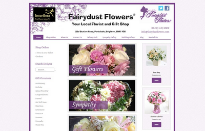Fairy Dust Flowers Website