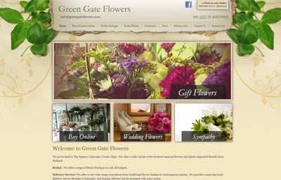 Green Gate Flowers Website