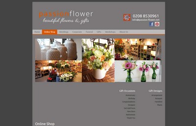 Passion Flower Website