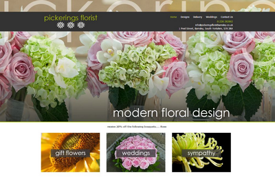Pickerings Florist Website
